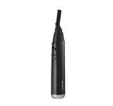 Panasonic Facial Hair Trimmer for Sensitive Skin, Unisex Detailer with Flexible Head, Gentle on Acne, Includes 2 Eyebrow Attachments, Wet/Dry - ER-GM40-K (Black)