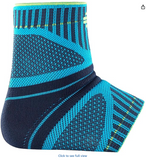 Bauerfeind Ankle Support Dynamic Unisex Ankle Support Bandage for Sports such as Jogging, Football or Fitness, Ankle Brace for Sensomotor Skill, Rivera, XL