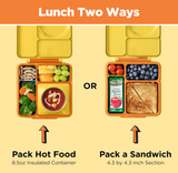 OmieLife OmieBox Bento Lunch Box, Sunshine