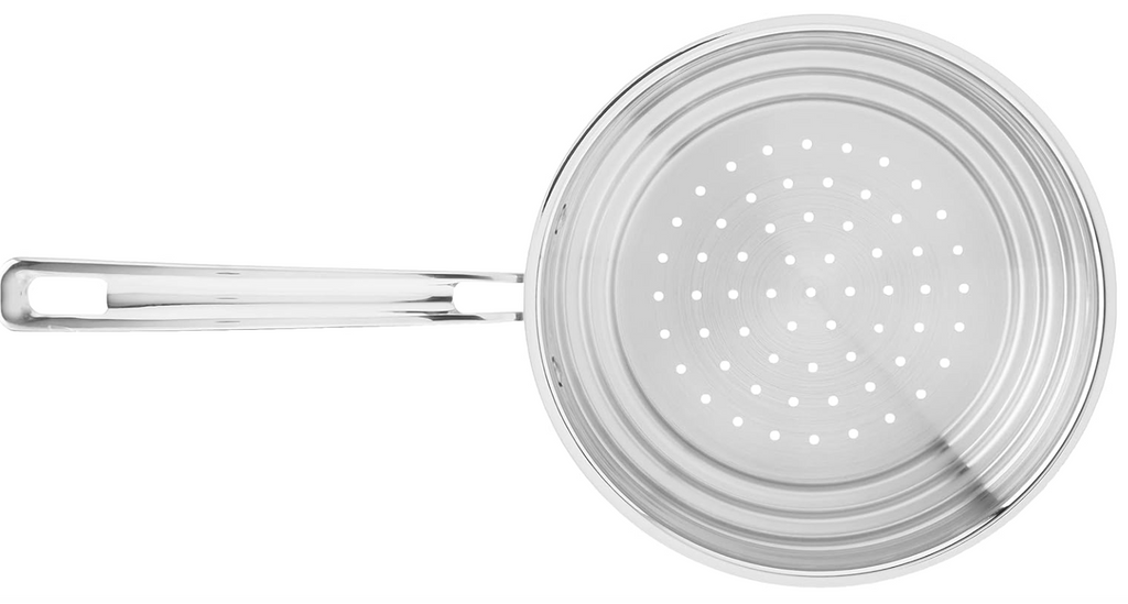 Cuisinart MCP116-20N MultiClad Pro Stainless Skillet, 20-cm, Universal Steamer w/Cover