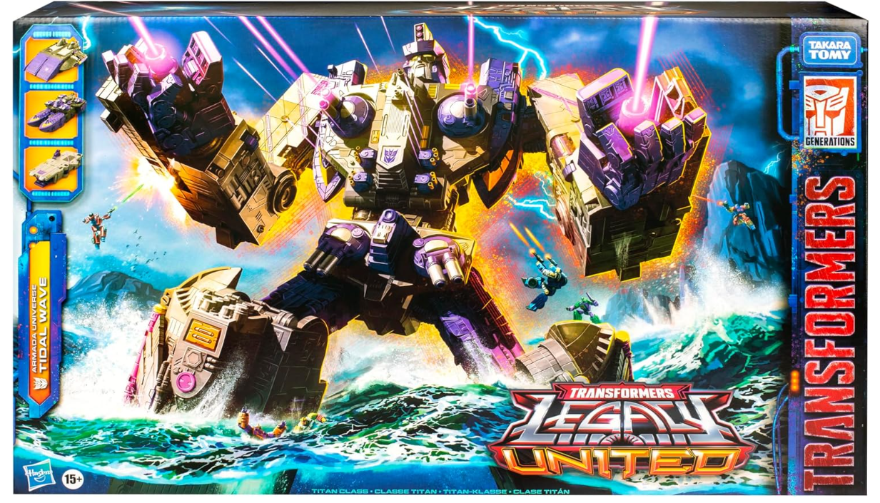 Transformers Legacy United Titan Class Armada Universe Tidal Wave, 19-inch Converting Transformers Action Figure, 15+ Main image