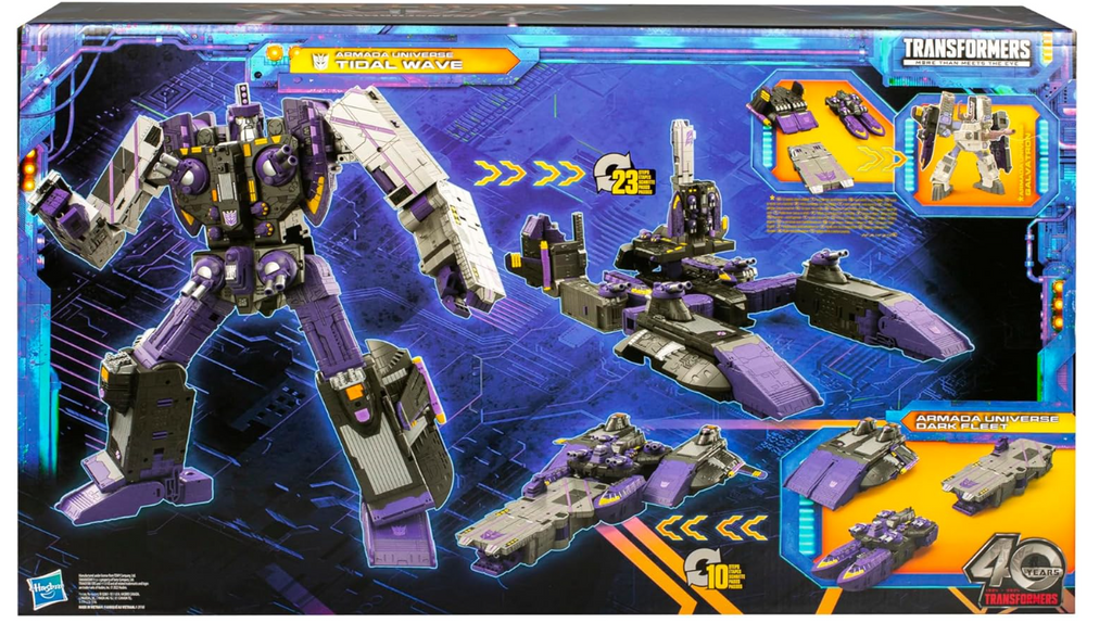 Transformers Legacy United Titan Class Armada Universe Tidal Wave, 19-inch Converting Transformers Action Figure, 15+