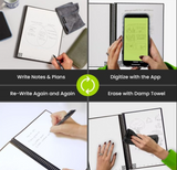 Rocketbook Erasable, Reusable Wirebound Notebook, Letter Size
