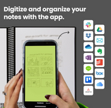 Rocketbook Erasable, Reusable Wirebound Notebook, Letter Size