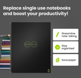 Rocketbook Erasable, Reusable Wirebound Notebook, Letter Size