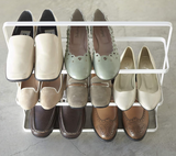 YAMAZAKI home 2480 Tower Shoe Rack, Wide, White