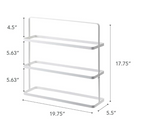 YAMAZAKI home 2480 Tower Shoe Rack, Wide, White