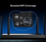TP-Link BE3600 Dual-band WLAN router, wireless, up to 3.6 Gbit/s, 2.5G multi-gigabit connections, MLO, games and streaming, EasyMesh compatible, easy configuration