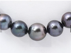 Black South Sea Pearl Necklace 7.4to11.9mm 49cm