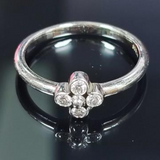 Tiffany & Co PT950 Flower Lace Diamond Ring 3.3GM