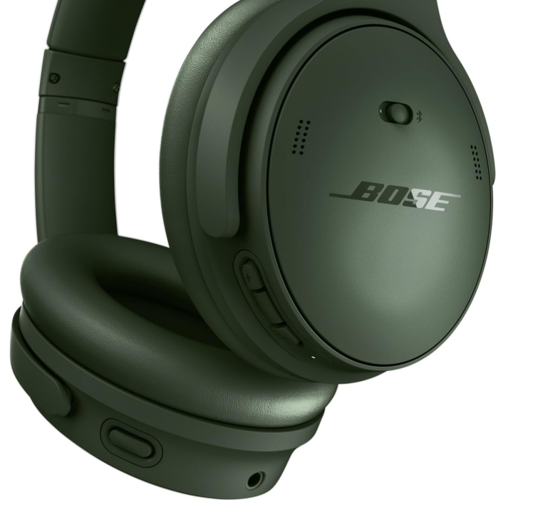 Bose QuietComfort Wireless Noise Cancelling Headphones, Bluetooth Over Ear Headphones with Up To 24 Hours of Battery Life, Cypress Green