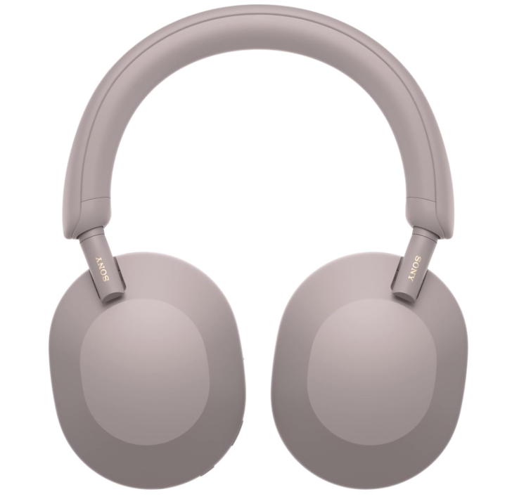 Sony WH-1000XM5 Noise Cancelling Wireless Over-Ear Headphones, Bluetooth, Clear Call Quality, Hi-Res, Up to 30hr Battery Life, Quick Charge, Alexa and Google Assistant, iOS and Android - Pink
