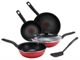 Tefal SO Red C584S6 - Cookware Set, 6 pc set