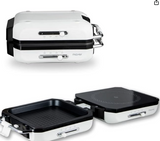 Mayer MMCCG206 Multi-Functional Ceramic Cooker with Grill, White