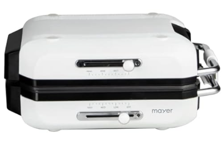 Mayer MMCCG206 Multi-Functional Ceramic Cooker with Grill, White