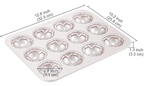 CHEFMADE WK9837 12 Cup Non-Stick Soccer Cake Pan