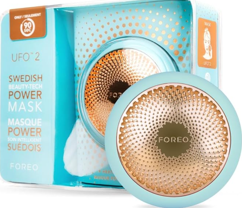 FOREO UFO 2 Supercharged Face Mask | Full LED Spectrum & Red Light Therapy for Face | Warming | | Face Moisturizer | Dark Spot & Acne Scar Treatment for Face | Anti Aging | Nourishing