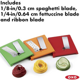 OXO Good Grips 3-Blade Spiralizer with StrongHold Suction, White (11151400)