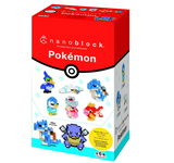 Kawada Nanoblock Mini Nano Pocket Monster Water Type (BOX) NBMC_16S 1 Box = 6 Pieces, Total 6 Types