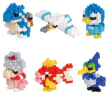 Kawada Nanoblock Mini Nano Pocket Monster Water Type (BOX) NBMC_16S 1 Box = 6 Pieces, Total 6 Types