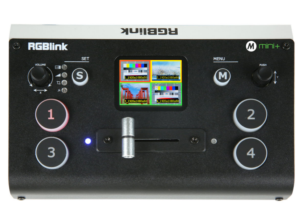 Video Mixing and Switching for streaming mini+ streaming switcher with PTZ