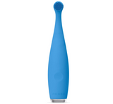 FOREO ISSA baby Bubble Blue 0-4 Electric Sonic Toothbrush, 100% Medical-grade Silicone Bristles for Baby Teeth & Gums, No Detachable Parts, 240 Uses/Charge, FDA Approved