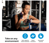 Sennheiser MOMENTUM Sport earbuds (Black) - Adaptive Active Noise Cancellation (ANC), Heart rate & body temperature tracking, Connects with fitness apps & devices