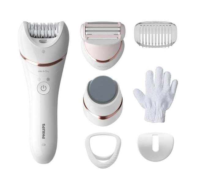 PHILIPS BRE730/10 Epilator, White Main image