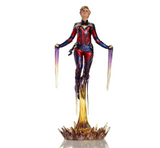 Iron Studios 24619-10 Captain Marvel BDS Art Scale 1/10 – Avengers: Endgame Figure, Black