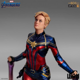 Iron Studios 24619-10 Captain Marvel BDS Art Scale 1/10 – Avengers: Endgame Figure, Black