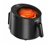 EuropAce 6-IN-1 Lumi Bladeless Air Fryer - Black (EAF9501DBK)