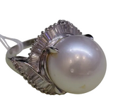 South Sea Pearl Diamond Ring