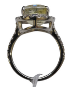 Yellow Sapphire Diamond Ring