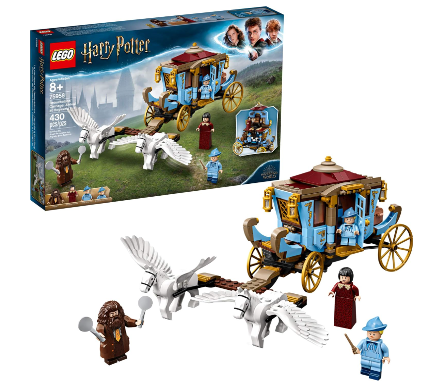 LEGO Harry Potter and The Goblet of Fire Beauxbatons’ Carriage: Arrival at Hogwarts 75958 Building Kit (430 Pieces)