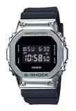Casio GShock GM5600 Metal Bezel Silver Black Watch