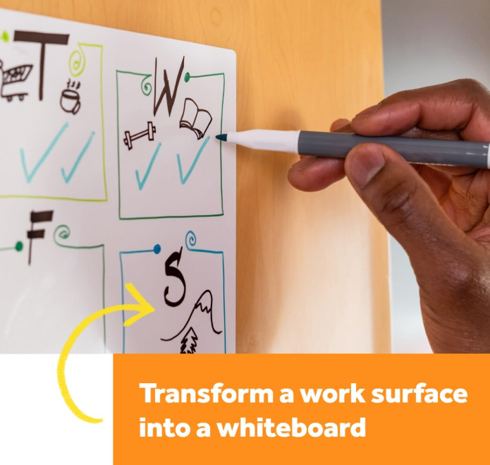 3M™ Post-it® Dry Erase Surface, 24 x 36"