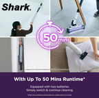 Shark EvoPower Neo Cordless Stick Vacuum Cleaner, Ivory, LC200SMIV