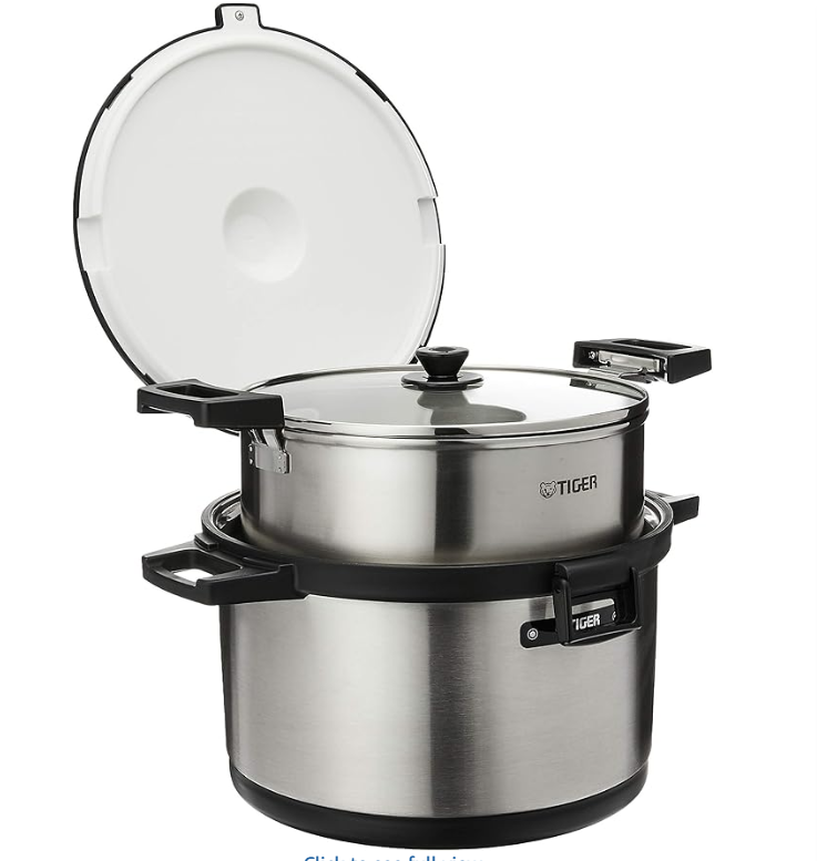 Tiger Thermal Magic Cooker, Stainless, XS, 6 L