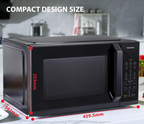 Toshiba 20L 800W Microwave Oven 10 power levels, Easy Cleaning, Membrane Control, 6 easy Auto Menus