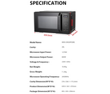 Toshiba 20L 800W Microwave Oven 10 power levels, Easy Cleaning, Membrane Control, 6 easy Auto Menus