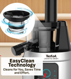 Tefal Juice n Clean ZC420E - 0.8L, 150W, 4 speed settings + reverse, Black
