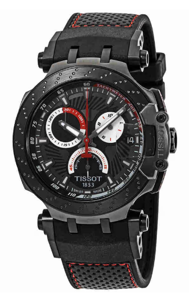 Tissot Mens TRace Jorge Lorenzo 2018 Limited Edition Chronograph 42mm Watch T115417 Main image