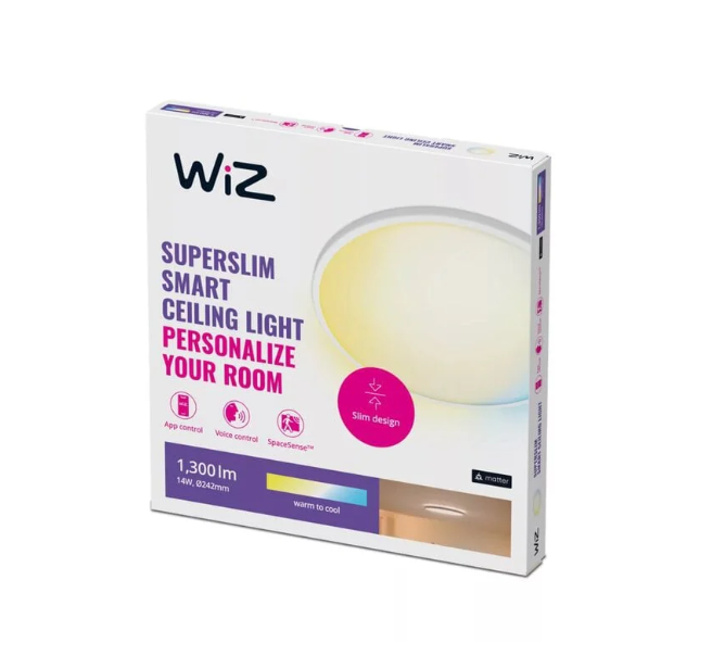 WiZ Super Slim Ceiling Light 16W Secondary image
