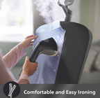 Philips 3000 Series Stand Steamer - Tilting StyleBoard, 3 Steam Settings, Fast 60s Heat-Up, MyEssence Fragrance, 2000W Power, Safe on Delicates, 2L Tank (STE3170/80)