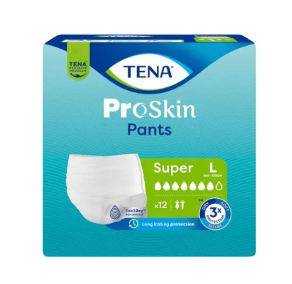 Tena PROskin Pants Normal Adult Diapers, L Size (4PACK X 12PCS)