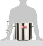 Zebra Stainless Steel Stock Pot, 32cm. 25.5L