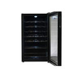 EuropAce 33 Bottles Wine Chiller EWC 1331S, Digital Temperature Control, 3 Layered Glass Door