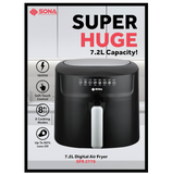 SONA 7.2L Digital Air Fryer SFR 2778