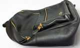 Coach Large Charlie Backpack Black Pebbled Leather