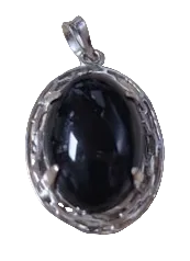 375WG Black Stone Pendant 4.0GM Main image